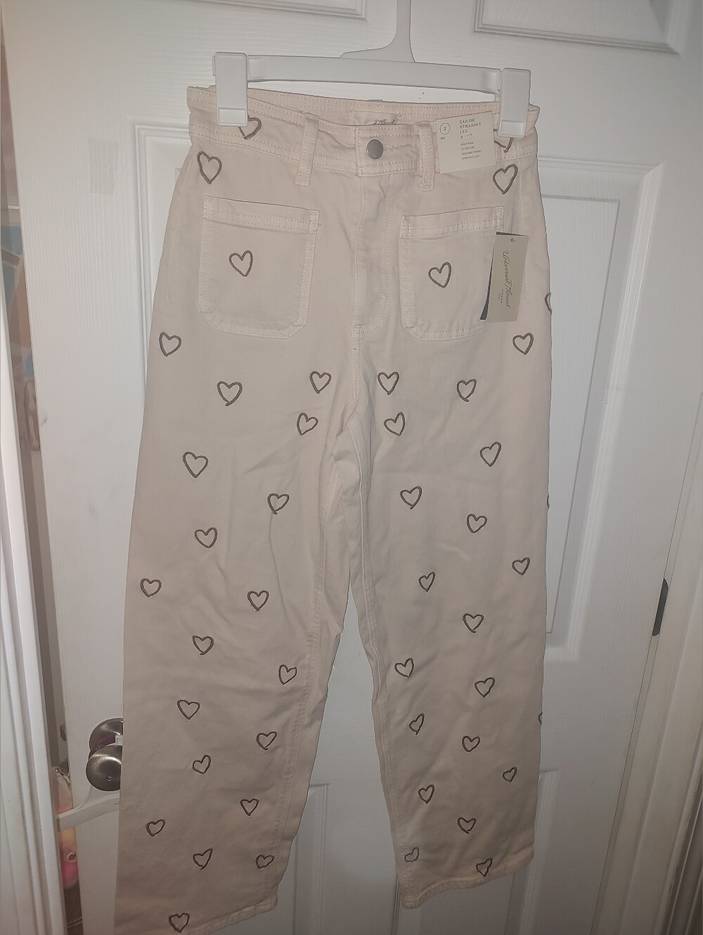 Universal Thread heart sailor straight leg jeans Size 2